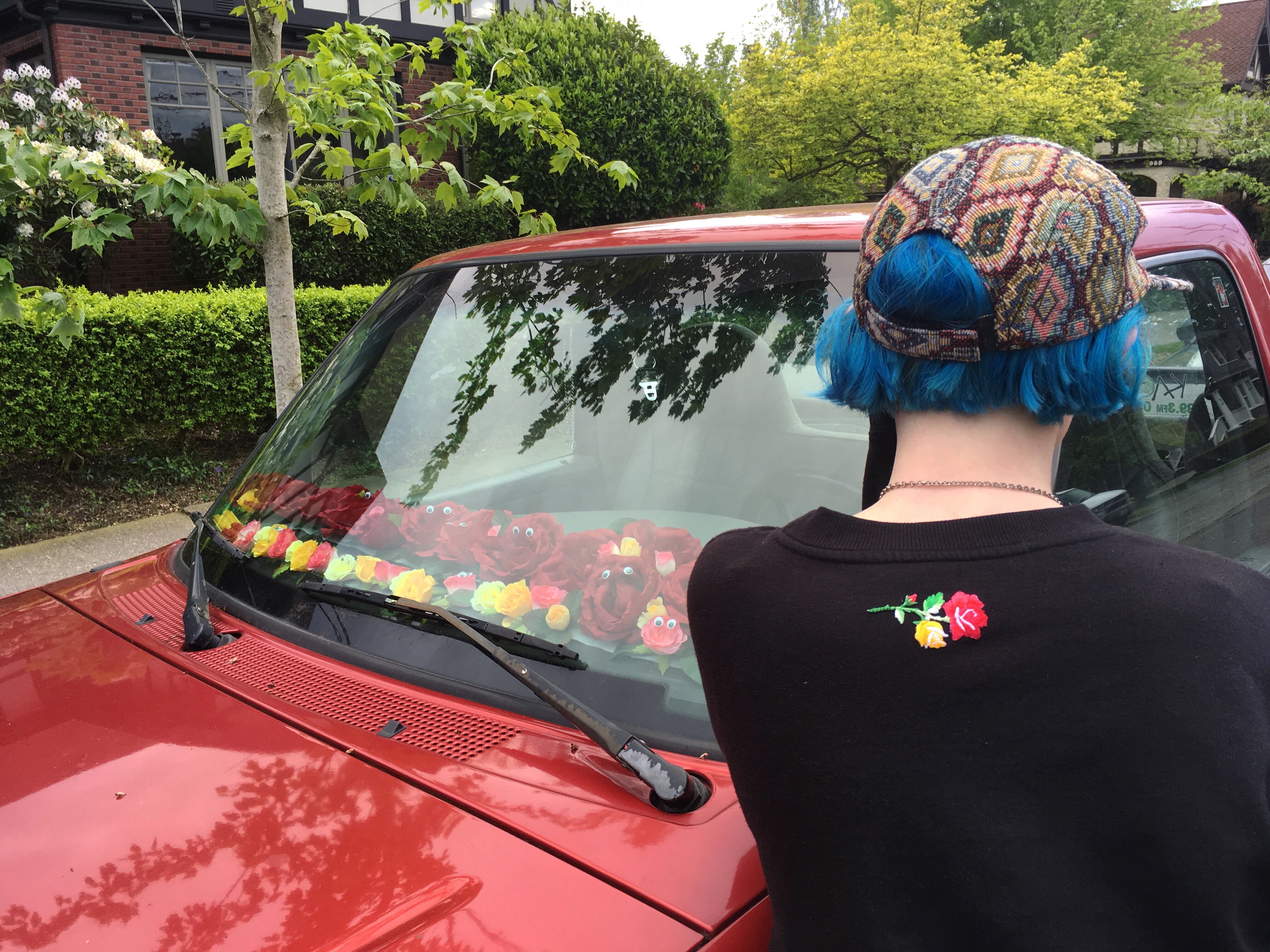 Gianni's Rose Friends, Art Installation, May 2017. Gia Valente